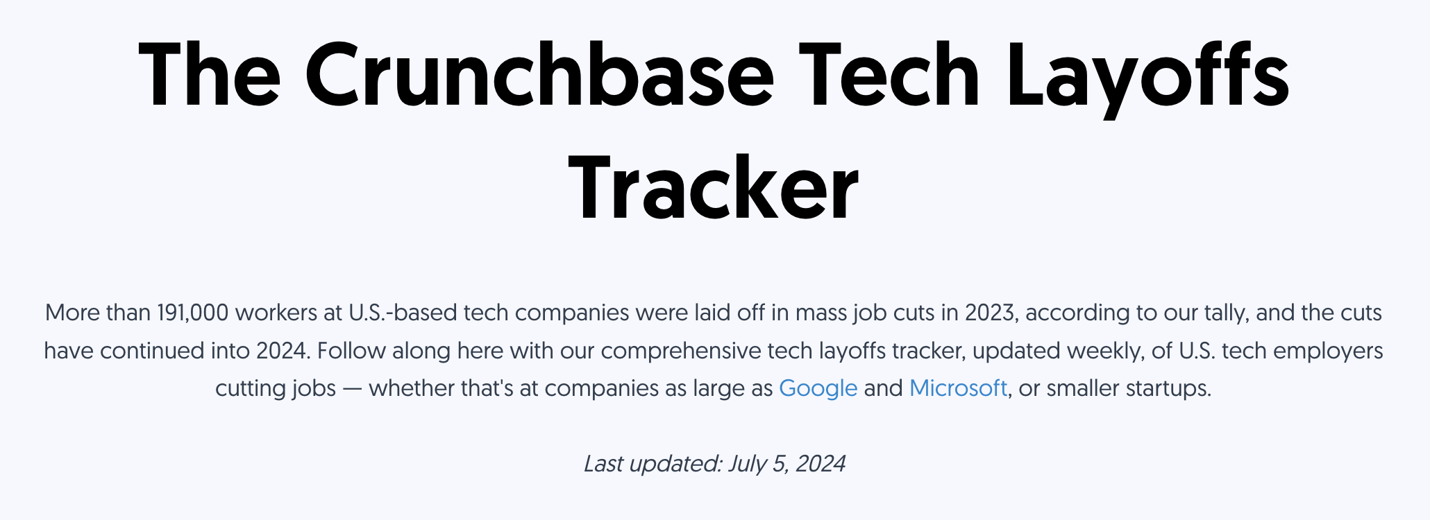 job cuts, layoffs, tech industry